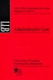 Administrative Law: Suggested Solutions, June 1991-95 (Bachelor of Laws (LLB))