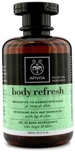 Apivita 14734227703 Body Refresh Refreshing Bath And Shower Gel - 300ml-10.2oz