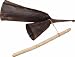Overseas Connection Ghana Double Gonkogwe Bell with Stick, Black 14 Inches
