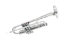 Hazelton Primus-Series B Flat Trumpet, Silver Plated