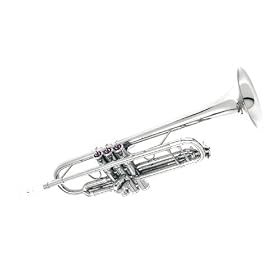 Hazelton Primus-Series B Flat Trumpet, Silver Plated thumbnail
