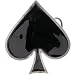 Black ACE of SPADES Belt Buckle