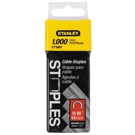 Stanley CT109T 1,000 Units 9/16-Inch Cable Staples