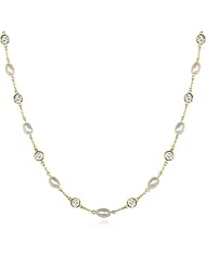 Potato Pearl Strain Necklace in Gold Plate-36"