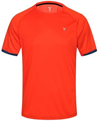 Vstone Men's Knitted Fast-Drying Classic Round Collar T-Shirts Short Sleeve