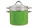 Gibson Colorsplash Westmeade 3-Piece Pasta Cooker Set, Green