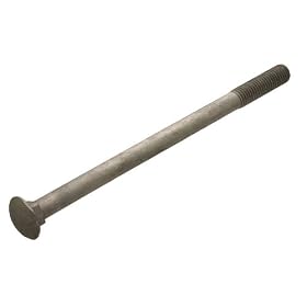 Crown Bolt 06000 3/8 Inch-16 x 6 Inch Coarse Thread Hot Dipped Galvanized Steel Carriage Bolts, 25-Count