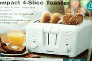 CUISINART Compact 4 Slice Toaster - Model RBT-28PC