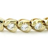 14K Diamond Bracelet -- 1.00 Ct. I1-I2 H