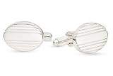 Sterling Silver Etched Cufflinks