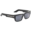 Spy Tice Sunglasses - Spy Optic Addict Series Polarized Casual Eyewear w/ Free B&F Heart Sticker Bundle - Shiny Black/Grey