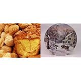 Original Cinnamon Walnut 8" Coffee Cake Winter Gift Tin by Coffee Cake