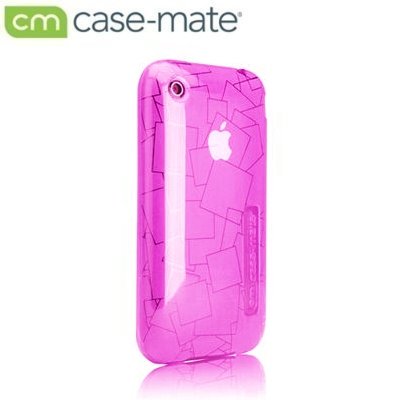 Case-Mate 日本正規品 iPhone 3G / 3GS Gelli Case with Screen Protector, Pink ジェリー ケース (液晶保護シート つき) ピンク CM011204