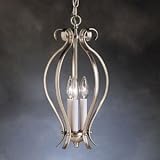 Foyer 3 Lt cage, Brushed Nickel finish