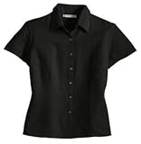 NEW Port Authority Signature - Ladies Sava Silk Shirt Black-S