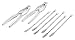 Global Decor 1604 Seafood Tool Set, Includes 2 Crackers and 6 Forks