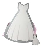 Hochzeit Geschenktasche Tüte BRAUTKLEID Karton 26 x 23 cm Hochzeitsgeschenk