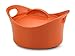 Rachael Ray Stoneware 2.75-Quart Casseround Covered Round Casserole, Orange