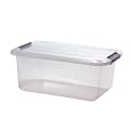 Iris Buckle Up Boxes - Clear (16 qt.) (Set of 6)