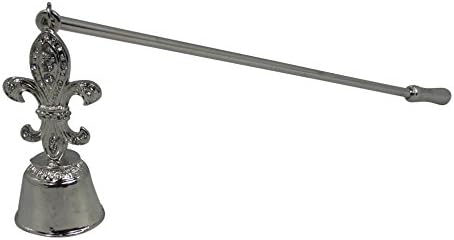 Fleur De Lis Design Jar Candle Snuffer