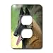 Dogs Belgian Malinois - Belgian Malinois Portrait - Light Switch Covers - 2 plug outlet cover