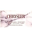 1976 CHRYSLER NEW YORKER NEWPORT CORDOBA Owners Manual