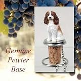 Cavalier King Charles Spaniel, Brown/White Dog Bottle Buddy (3 in)