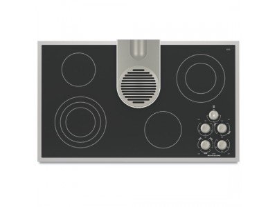 KitchenAid KECD866RSS 36 Electric Cooktop - Stainless Steel