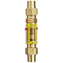 Hedland EZ-View Flowmeter With Sensor, Polyphenylsulfone, For Use With Water, Sweat