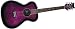 Daisy Rock Pixie Acoustic-Electric Guitar, Plum Purple Burst
