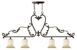 Hinkley 4764RY Chandelier Maribella, Royal Bronze Finish with Light Amber Tinted Nuage Glass