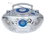 NAXA NX-207 PORTABLE CD AM/FM STEREO RADIO CASSETTE PLAYER/RECORDER