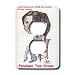 Londons Times Funny Panel Hollywood Cartoons - Tom And Penelope Cruise - Light Switch Covers - 2 plug outlet cover