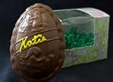 NEW! Chocolate Peanut Butter Fudge filled Easter Egg with Hand Written Name