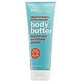 Bliss Blood Orange+White Pepper Body Butter Maximum Moisture Cream 6.7 oz