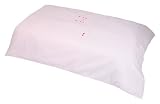 Cambrass 100X140cm Cotbed Set with Quilt Cover and Pillow Case (Style 61,Pink)