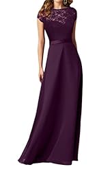 Satin Lace Evening Dress/Bridesmaid Dress 