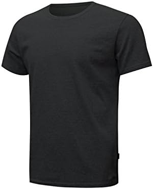 Savezone Basic Plain Crew Neck T-shirts (Medium, DARK GRAY)