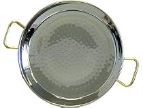 Myson Authentic Spanish Stainless Steel Paella Pan, 18 Inch