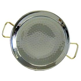 Myson Authentic Spanish Stainless Steel Paella Pan, 13.5 Inch
