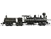 Bachmann Spectrum HO Scale 80-Ton 3-Truck Shay w/Wood Cab - Greenbrier & Elk River