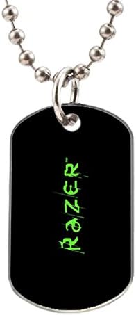 Razer Custom Personlized Round Dog Tag ID Necklaces pendant