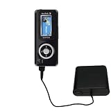 Emergency AA Battery Charge Extender for the Sandisk Sansa c200 - Gomadic Brand w/ TipExchange Technology