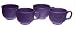 Fiesta Plum 149 18-Ounce Jumbo Cups, Set of 4