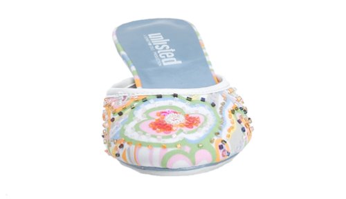 Unlisted Women's Under Cover Slide, White Multi, 7 M from Unlisted