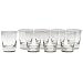 Libbey Geo Heavy Base Tumblers, Set of 16 31EXQC8168L. AA75 Libbey Geo Heavy Base Tumblers, Set of 16