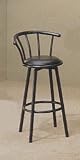Review Furniture On The Web  / 29 Inch Black Metal Bar Stool Pair