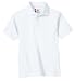 Dickies Boys 8-20 Short Sleeve Pique Polo - School Uniform, White, L (14-16)