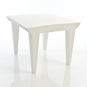 Bubble Club - Table d'Appoint blanc / 52x52cm