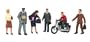 Bachmann Trains City People with Motorcycle
